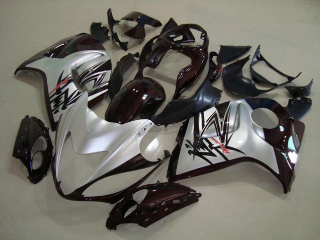 Silver Black 2008-2019 Suzuki GSXR 1300 Motorcycle Fairings Silver Black 2008-2019 Suzuki GSXR 1300 Motorcycle Fairings