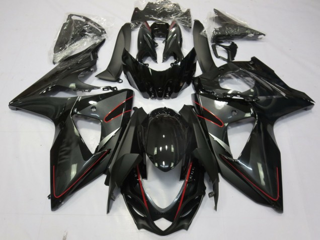 Silver Black and Red 2009-2016 Suzuki GSXR 1000 Motorcycle Fairings Silver Black and Red 2009-2016 Suzuki GSXR 1000 Motorcycle Fairings