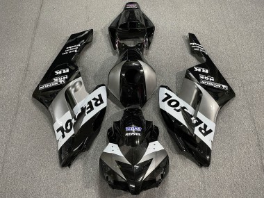 Silver Black Repsol 2004-2005 Honda CBR1000RR Motorcycle Fairings