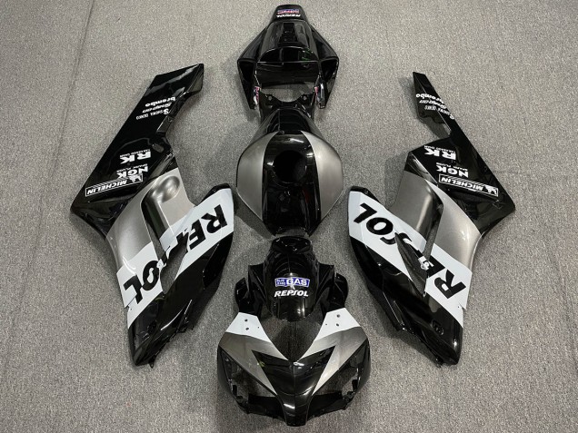 Silver Black Repsol 2004-2005 Honda CBR1000RR Motorcycle Fairings Silver Black Repsol 2004-2005 Honda CBR1000RR Motorcycle Fairings