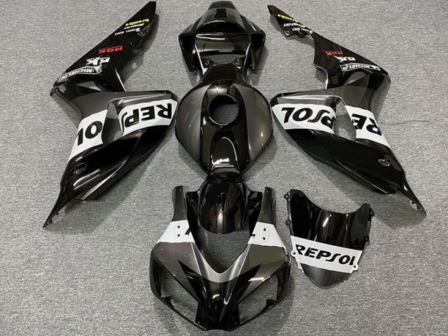 Silver Repsol 2006-2007 Honda CBR1000RR Motorcycle Fairings Silver Repsol 2006-2007 Honda CBR1000RR Motorcycle Fairings