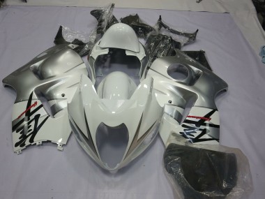 Silver White 1997-2007 Suzuki GSXR 1300 Motorcycle Fairings