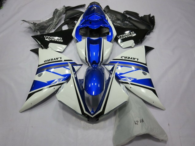 Silver White Yamalube 2013-2014 Yamaha R1 Motorcycle Fairings Silver White Yamalube 2013-2014 Yamaha R1 Motorcycle Fairings