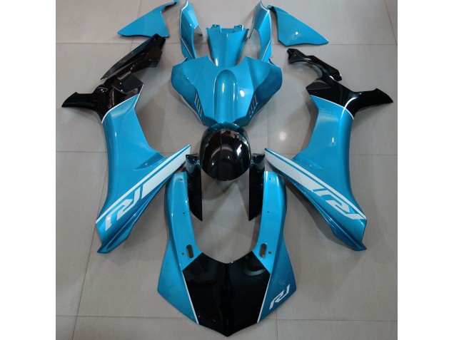 Sky Blue and Black 2015-2019 Yamaha R1 Motorcycle Fairings Sky Blue and Black 2015-2019 Yamaha R1 Motorcycle Fairings