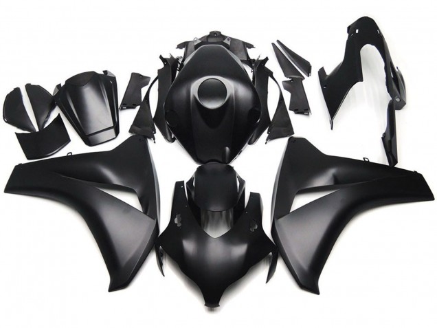 Slick Matte Black 2008-2011 Honda CBR1000RR Motorcycle Fairings Slick Matte Black 2008-2011 Honda CBR1000RR Motorcycle Fairings