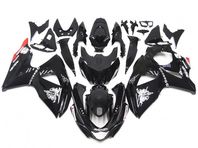 Solid Gloss Black Red style 2009-2016 Suzuki GSXR 1000 Motorcycle Fairings Solid Gloss Black Red style 2009-2016 Suzuki GSXR 1000 Motorcycle Fairings
