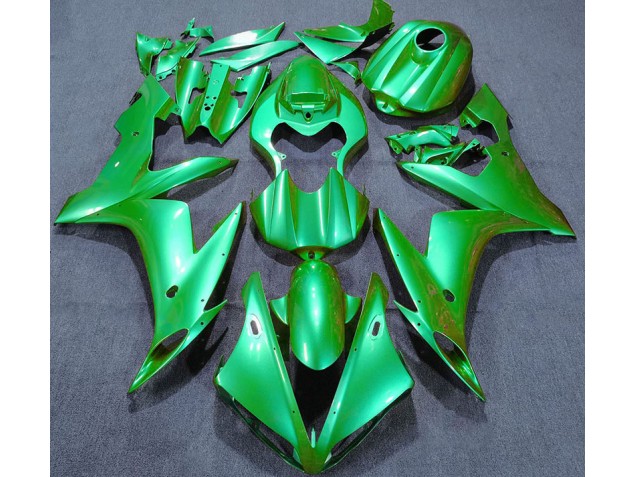 Solid Green 2004-2006 Yamaha R1 Motorcycle Fairings Solid Green 2004-2006 Yamaha R1 Motorcycle Fairings