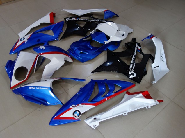 Stock style Blue and White 2009-2018 BMW S1000RR Motorcycle Fairings Stock style Blue and White 2009-2018 BMW S1000RR Motorcycle Fairings