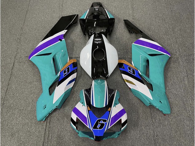 Teal 6 2004-2005 Honda CBR1000RR Motorcycle Fairings Teal 6 2004-2005 Honda CBR1000RR Motorcycle Fairings
