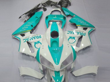 Teal Custom 2005-2006 Honda CBR600RR Motorcycle Fairings
