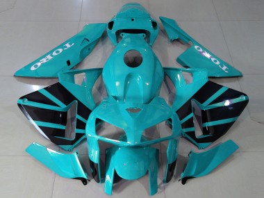 Teal OEM Style 2005-2006 Honda CBR600RR Motorcycle Fairings