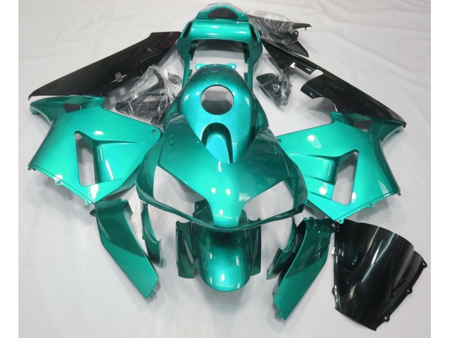 Teal Plain 2003-2004 Honda CBR600RR Motorcycle Fairings Teal Plain 2003-2004 Honda CBR600RR Motorcycle Fairings