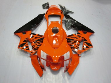 Tribal Orange 2003-2004 Honda CBR600RR Motorcycle Fairings