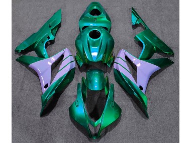 Turquoise and Milky Purple 2007-2008 Honda CBR600RR Motorcycle Fairings