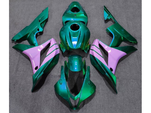 Turquoise and Pink 2007-2008 Honda CBR600RR Motorcycle Fairings Turquoise and Pink 2007-2008 Honda CBR600RR Motorcycle Fairings