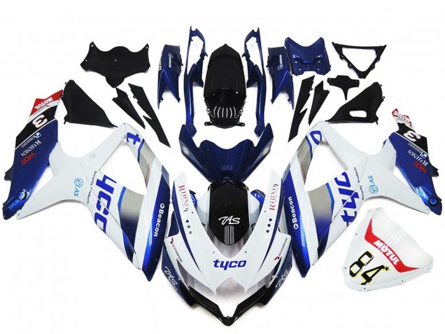 TYCO Gloss Custom Style 2008-2010 Suzuki GSXR 600-750 Motorcycle Fairings TYCO Gloss Custom Style 2008-2010 Suzuki GSXR 600-750 Motorcycle Fairings