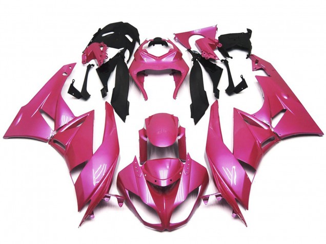 Vibrant Gloss Pink 2009-2012 Kawasaki ZX6R Motorcycle Fairings Vibrant Gloss Pink 2009-2012 Kawasaki ZX6R Motorcycle Fairings