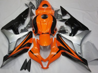 Vibrant Orange OEM Style 2007-2008 Honda CBR600RR Motorcycle Fairings
