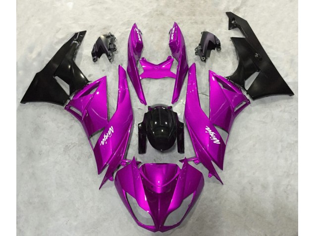 Vibrant Pink Gloss 2009-2012 Kawasaki ZX6R Motorcycle Fairings Vibrant Pink Gloss 2009-2012 Kawasaki ZX6R Motorcycle Fairings