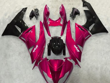 Vibrant Red Gloss 2009-2012 Kawasaki ZX6R Motorcycle Fairings