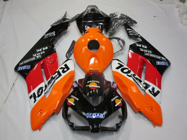 Vibrant Repsol (w) Logos 2004-2005 Honda CBR1000RR Motorcycle Fairings