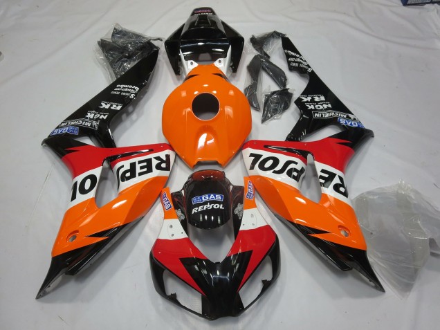 Vibrant Repsol Style 2006-2007 Honda CBR1000RR Motorcycle Fairings Vibrant Repsol Style 2006-2007 Honda CBR1000RR Motorcycle Fairings