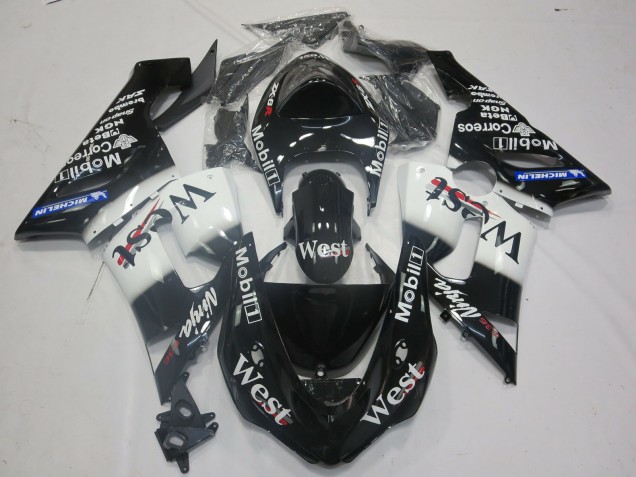 West 2005-2006 Kawasaki ZX6R Motorcycle Fairings West 2005-2006 Kawasaki ZX6R Motorcycle Fairings