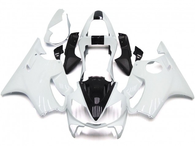 White and Black 2001-2003 Honda CBR600 F4i Motorcycle Fairings White and Black 2001-2003 Honda CBR600 F4i Motorcycle Fairings