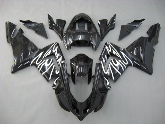 White Flame 2004-2005 Kawasaki ZX10R Motorcycle Fairings White Flame 2004-2005 Kawasaki ZX10R Motorcycle Fairings