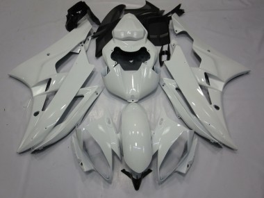 White Gloss 2006-2007 Yamaha R6 Motorcycle Fairings