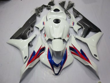 White HRC 2007-2008 Honda CBR600RR Motorcycle Fairings