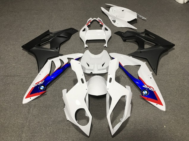 White Matte Black 2009-2016 BMW S1000RR Motorcycle Fairings White Matte Black 2009-2016 BMW S1000RR Motorcycle Fairings