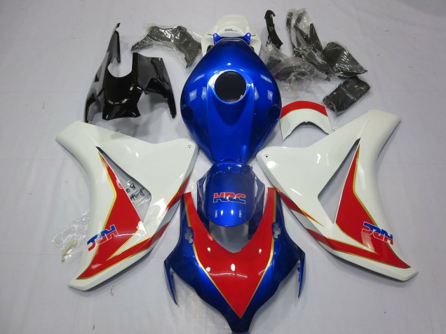 White Red and Deep Blue 2008-2011 Honda CBR1000RR Motorcycle Fairings White Red and Deep Blue 2008-2011 Honda CBR1000RR Motorcycle Fairings