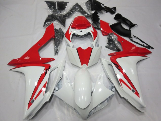 White Red custom 2007-2008 Yamaha R1 Motorcycle Fairings White Red custom 2007-2008 Yamaha R1 Motorcycle Fairings