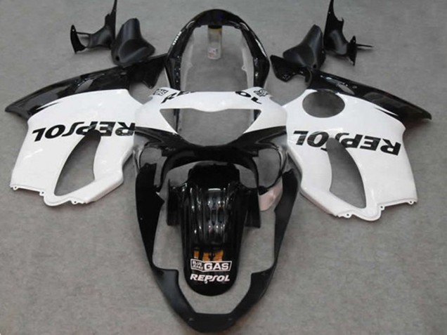 White Repsol 1999-2000 Honda CBR600 F4 Motorcycle Fairings White Repsol 1999-2000 Honda CBR600 F4 Motorcycle Fairings