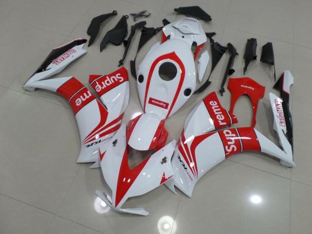 White Supreme 2012-2016 Honda CBR1000RR Motorcycle Fairings White Supreme 2012-2016 Honda CBR1000RR Motorcycle Fairings