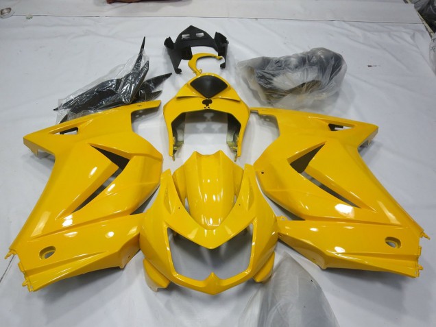 Yellow 2008-2013 Kawasaki Ninja 250 Motorcycle Fairings Yellow 2008-2013 Kawasaki Ninja 250 Motorcycle Fairings
