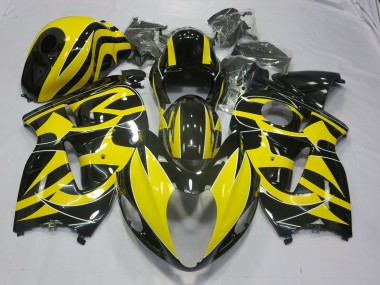 Yellow and Black 1997-2007 Suzuki GSXR 1300 Motorcycle Fairings