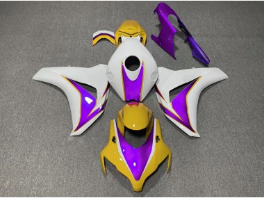 Yellow and Purple Gloss 2008-2011 Honda CBR1000RR Motorcycle Fairings