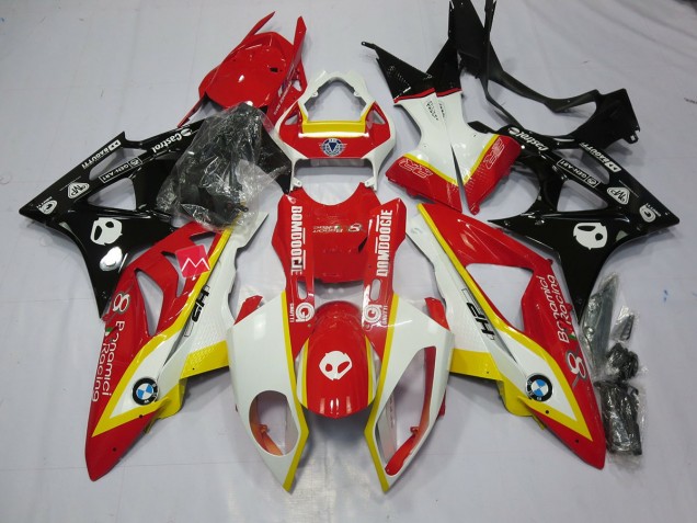 Yellow and Red 2009-2016 BMW S1000RR Motorcycle Fairings Yellow and Red 2009-2016 BMW S1000RR Motorcycle Fairings