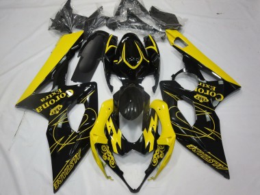 Yellow Corona 2005-2006 Suzuki GSXR 1000 Motorcycle Fairings