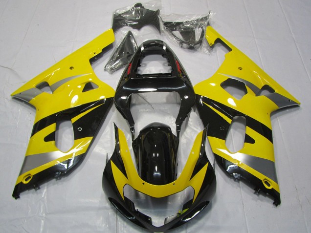Yellow OEM Style 2001-2003 Suzuki GSXR 600-750 Motorcycle Fairings Yellow OEM Style 2001-2003 Suzuki GSXR 600-750 Motorcycle Fairings