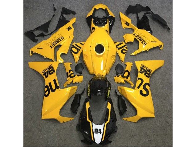 Yellow Street Flava 2017-2019 Honda CBR1000RR Motorcycle Fairings Yellow Street Flava 2017-2019 Honda CBR1000RR Motorcycle Fairings